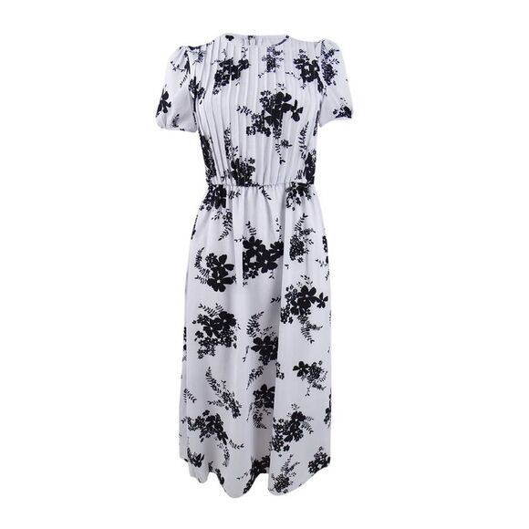 Michael Michael Kors Women's Pintuck-Front Dress (L, Lavender Mist) - Picture 1 of 3
